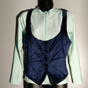 📏Emporio Armani 100% Silk Waistcoat